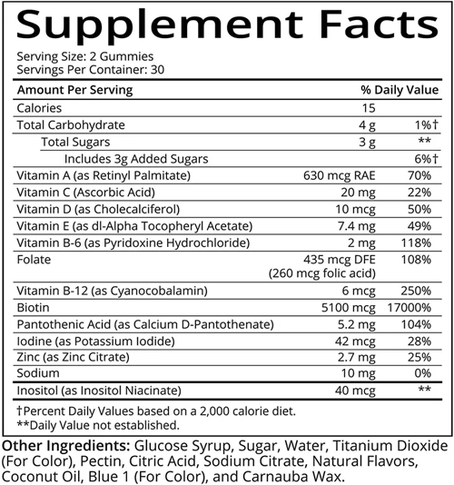 Biotin Hair Gummies (4)